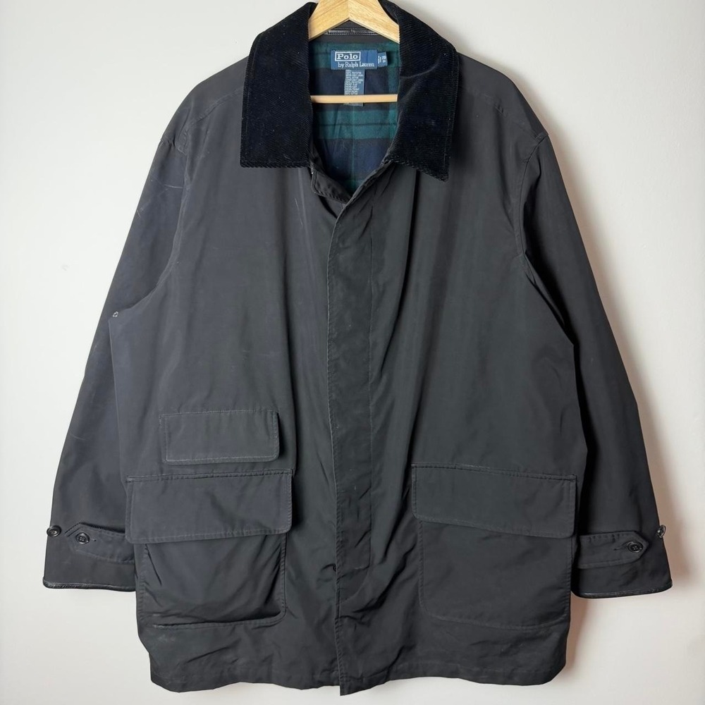 Polo Ralph Lauren Vtg 90's Plaid Curdoroy Field Barn Jacket 2XL (2XB)